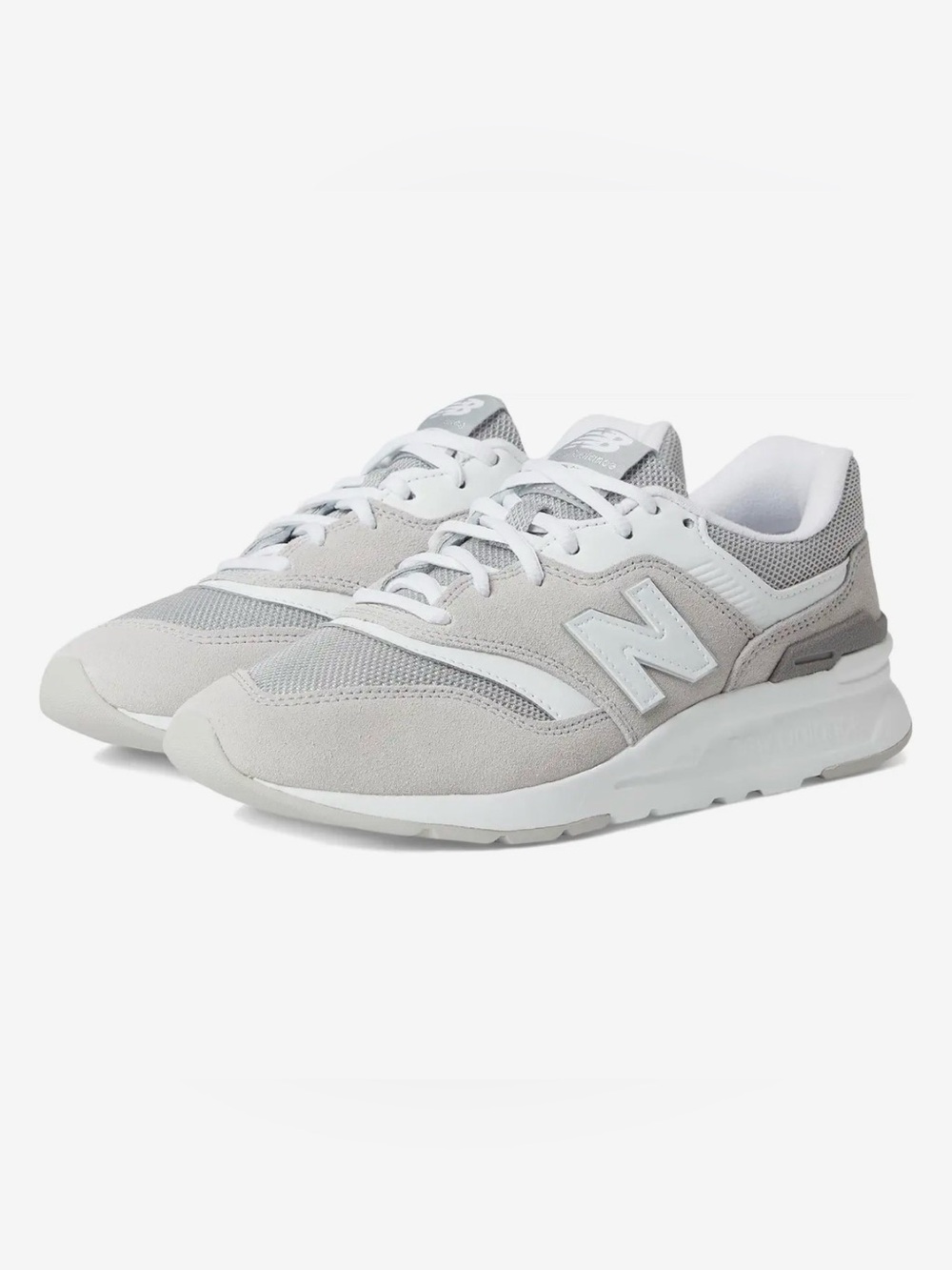 New Balance Women’s Athletic Sneakers in Light Gray and White Size 9